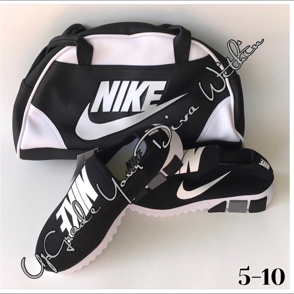 Womans Black & White Nike Set